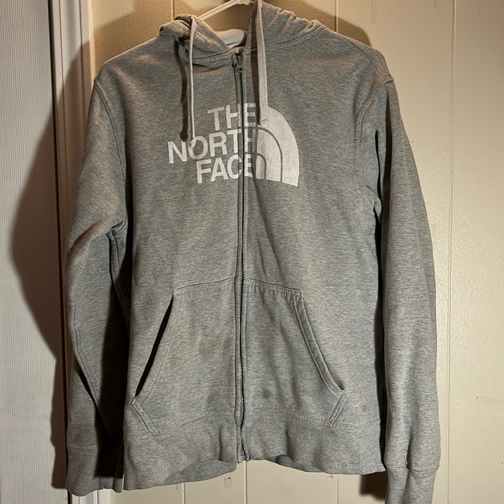 The north face zip up hoodie